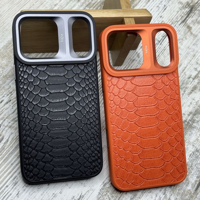 Чехол премиум Kajsa Snake Pattern нa iPhone 17 Pro Max/ 17 Pro Чохол