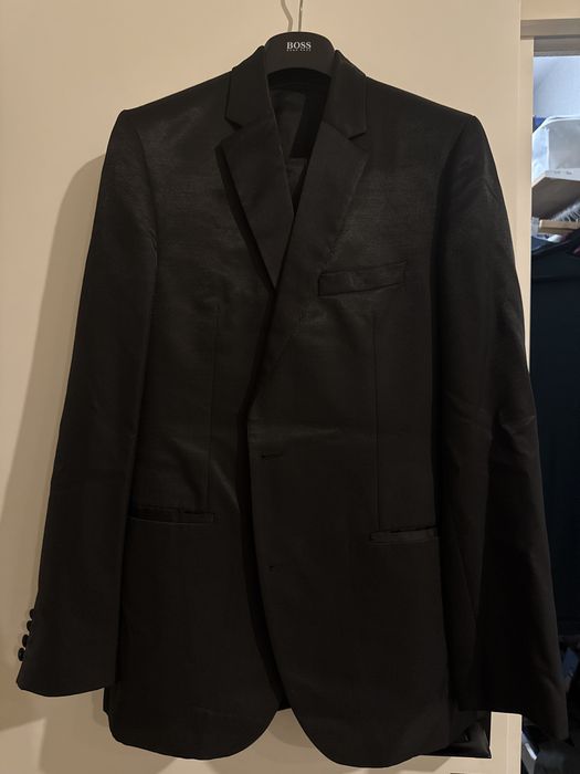 Garnitur ślubny  Hugo Boss, 3 czesciowy rozm. 52