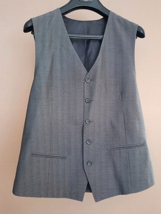 3-częściowy garnitur męski w prążki Dagstój