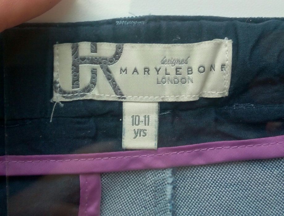 Стильные брюки зауженного кроя для мальчика школьника Marylebone