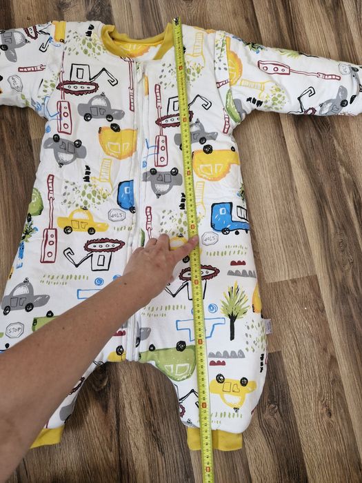 Śpiwór z nogawkami I odpinanymi rękawami, roz.80-86