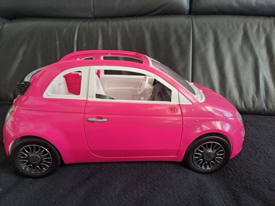 Samochód Barbie Mattel Fiat 500 Cabrio