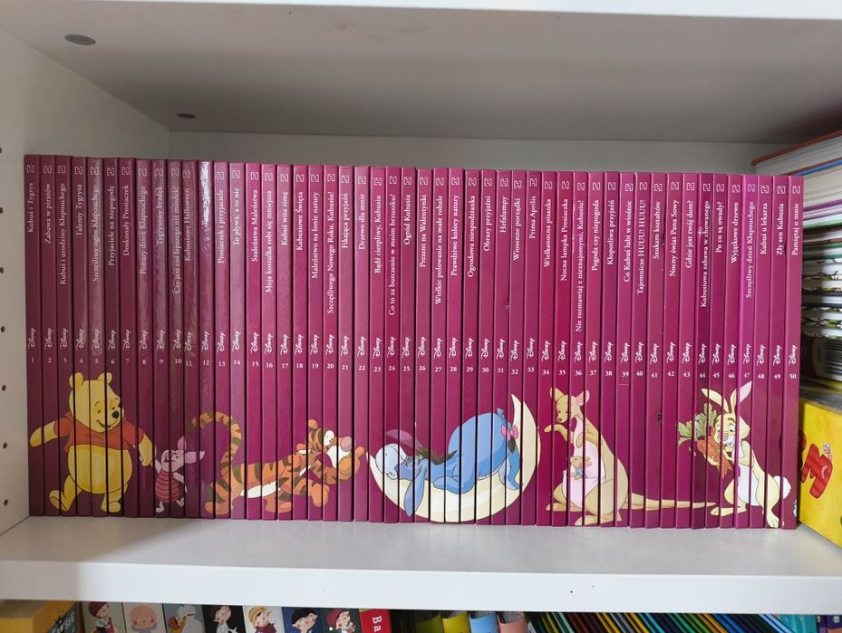 Kubuś Puchatek kolekcja Hachette, Disney tomy 1-50