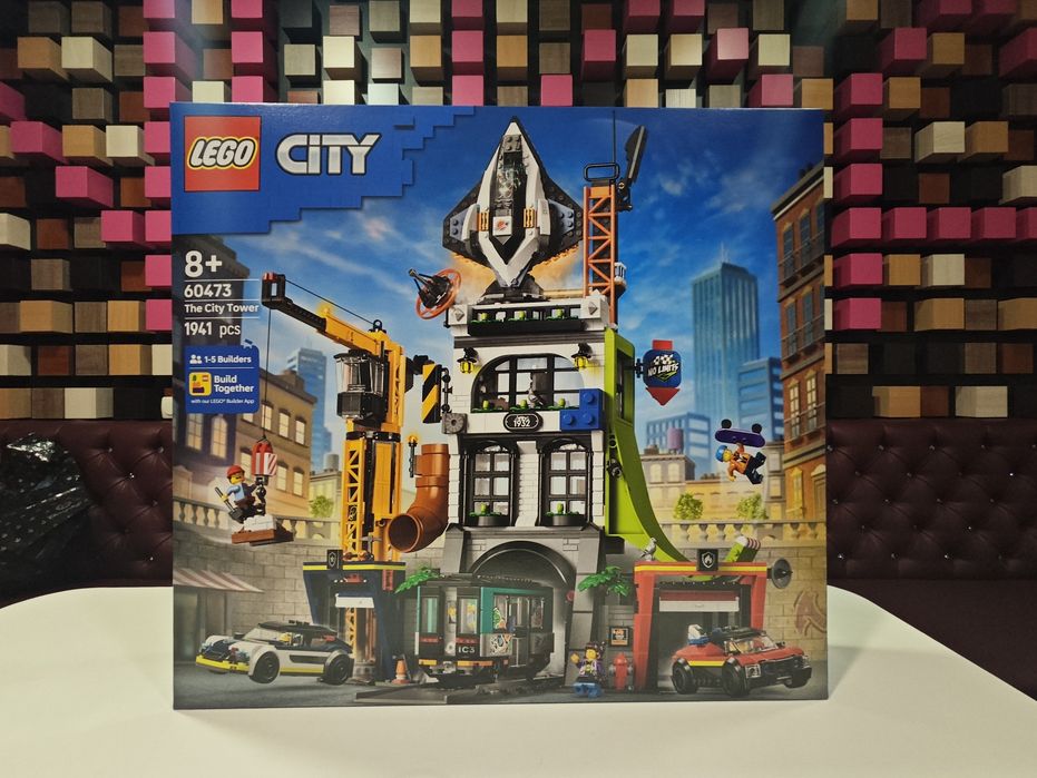 Конструктор LEGO City 60473 Міська вежа (1941 Деталь)