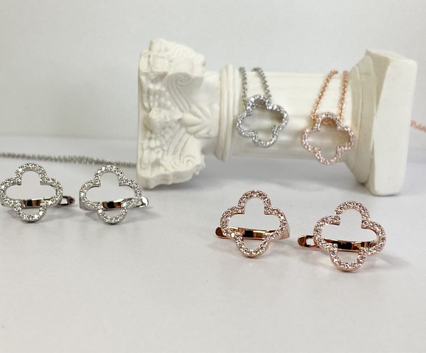 Набір Клевер в камінчиках