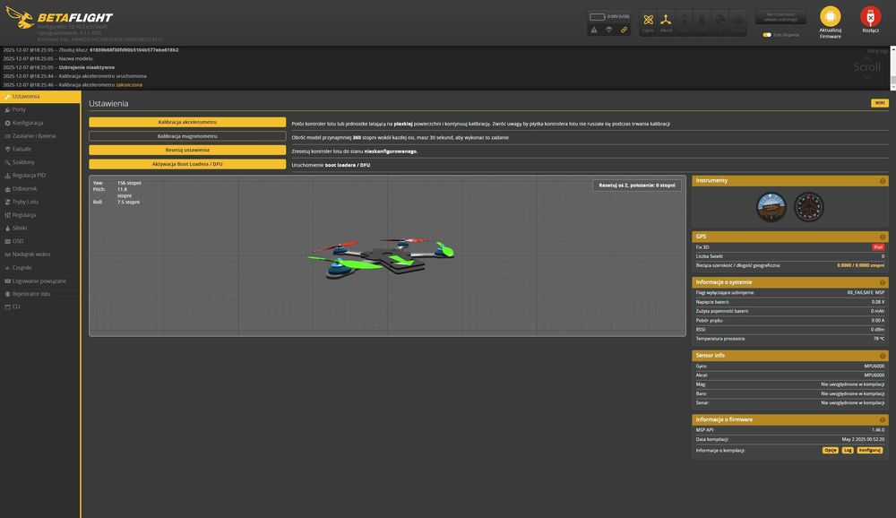 Kontroler lotu Happymodel F4 2G4 ELRS- AIO 5in1