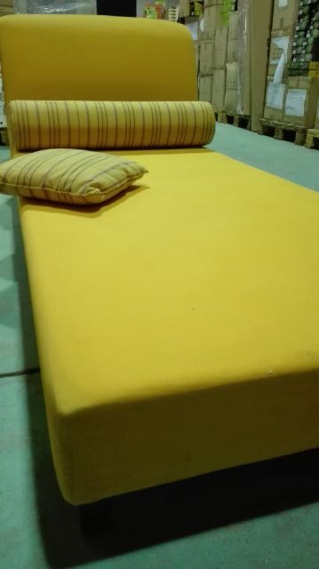 Cama individual ou Chaise Long Amarela - Medidas 2,30 x 0,90
