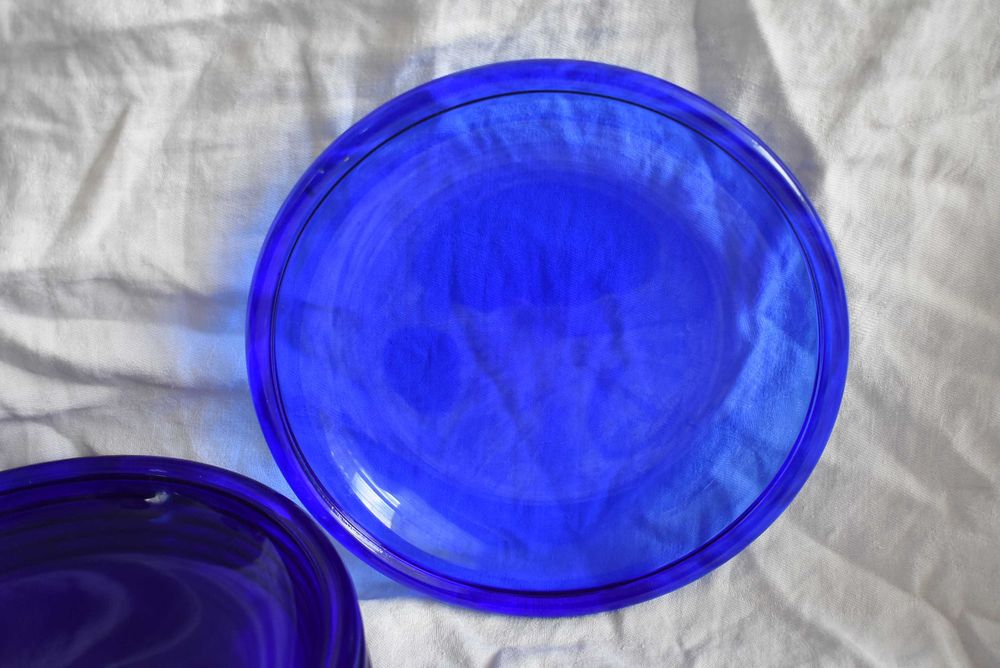 Talerze śniadaniowe Arcoroc France coblat blue