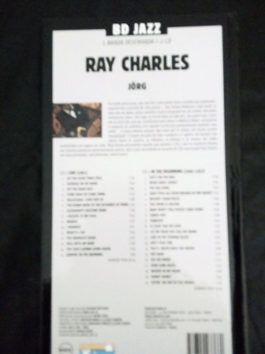 CD novo duplo RAY CHARLES JAZZ e Biografia.