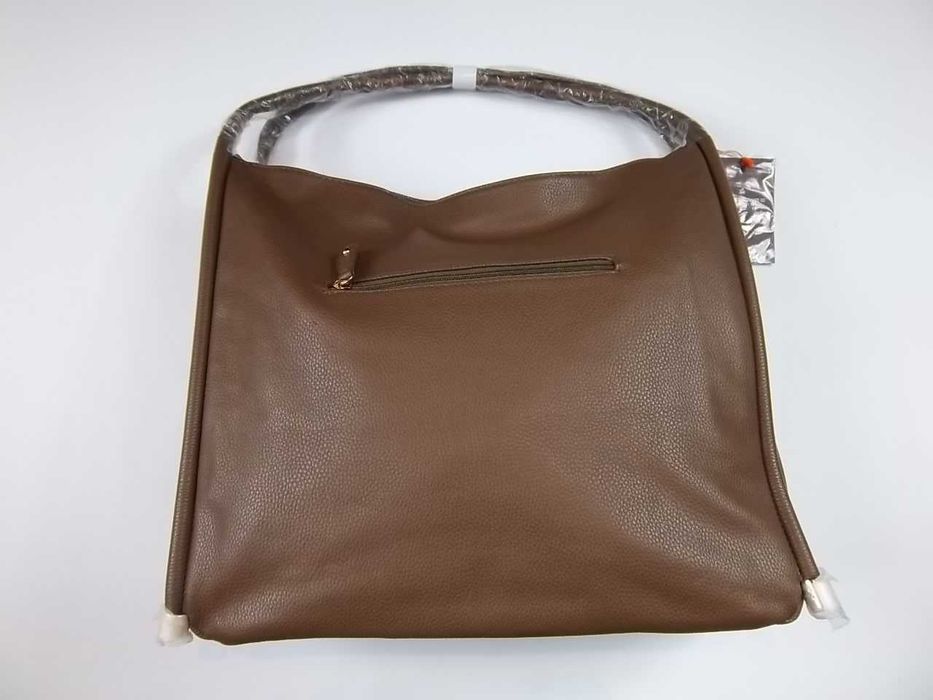 Duża torebka damska kolor brąz DAWIDJONES nowa!