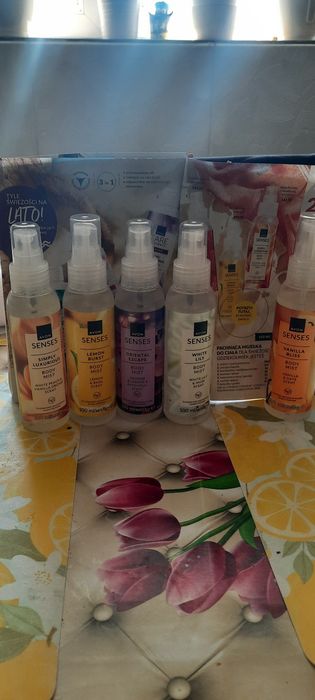 Mgielki do ciała Avon zestaw 5 sztuk