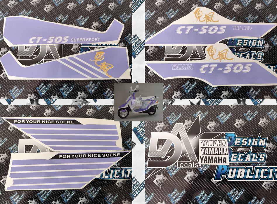 Autocolantes para 1991 Yamaha CT 50S