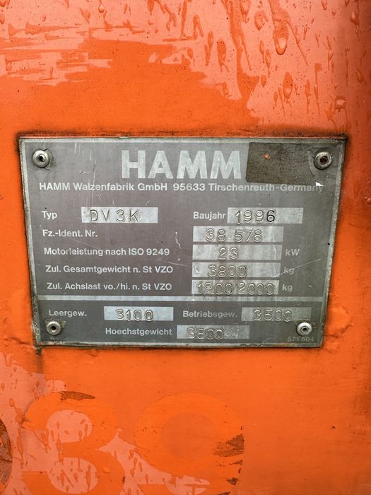 Каток Hamm dv3k