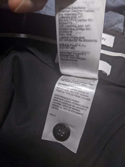 Чоловічі брюки Calvin Klein (Вовна/Шерсть). Нові. Розмір 50(M/L) Бордо
