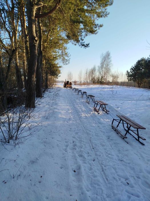 Sanki masywne na kulig