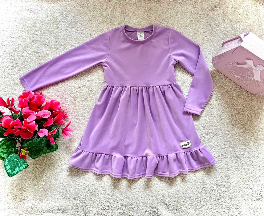 Sukienka welurowa 116