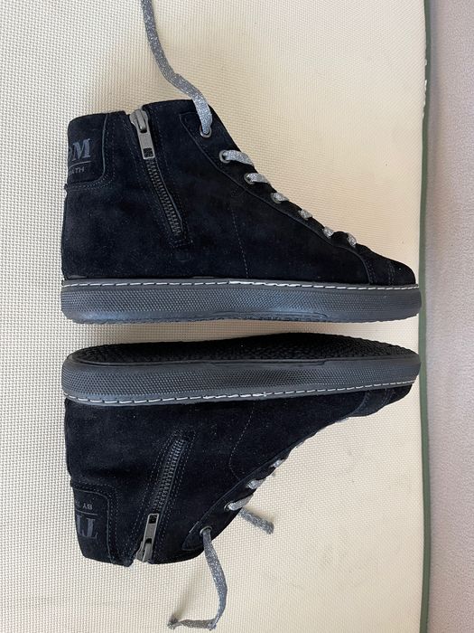 Thomas Rath czarne damskie skórzane sneakersy trampki 38/39