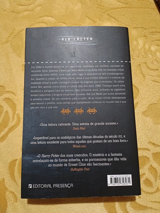 Livro "Ready Player One"