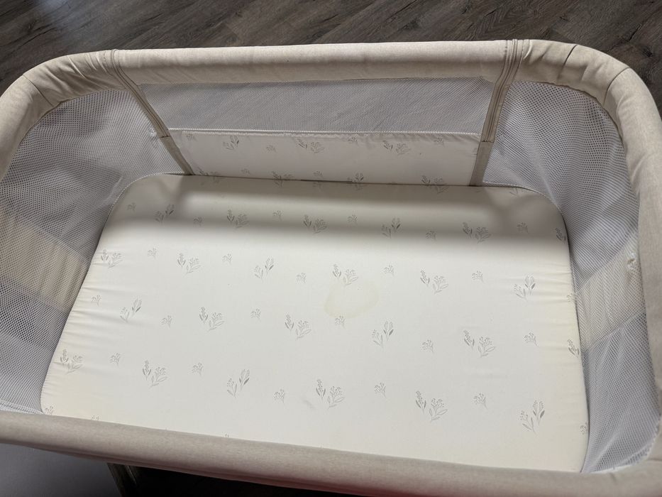 Кроватка ліжечко lionelelo luna 2 в1 постелька