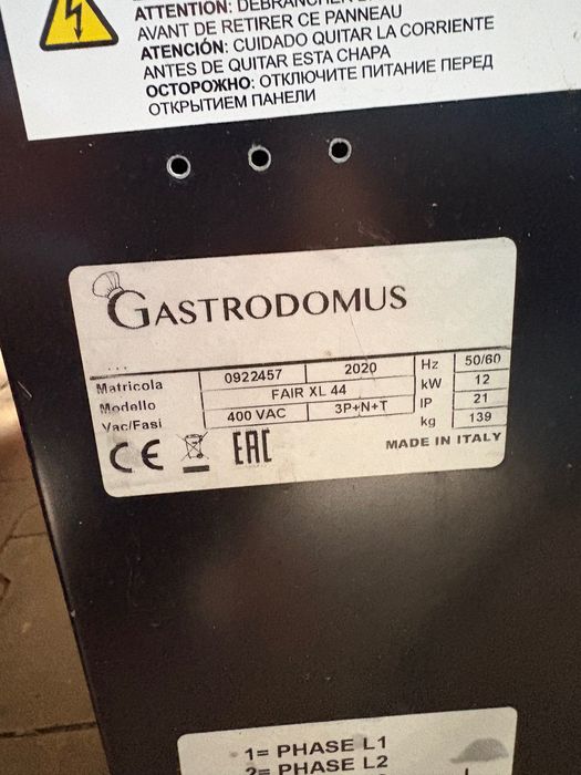 Piec do pizzy GASTRODOMUS FAIR XL 44 - dwukomorowy na 8 pizz