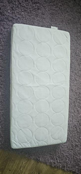 Drewniane łóżeczko  białe 120x60
