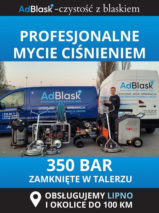 Mycie / Czyszczenie Kostki Brukowej