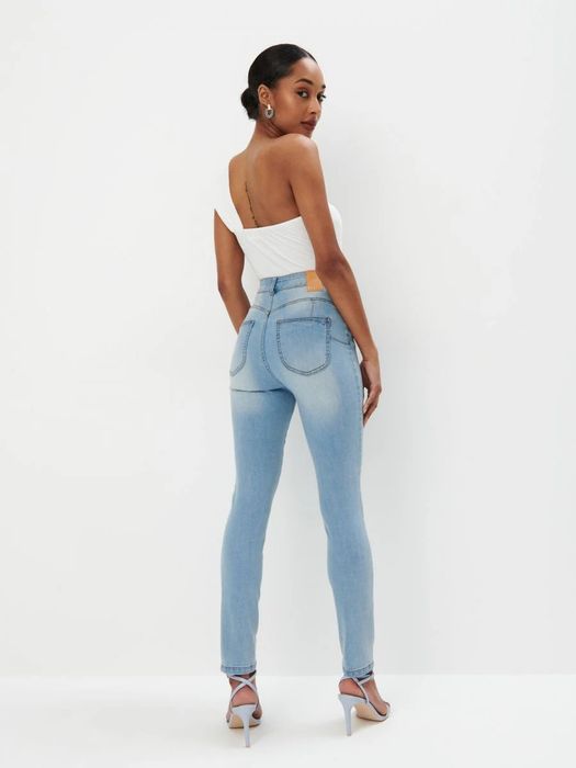Jeansy skinny push-up MOHITO, rozmiar 38