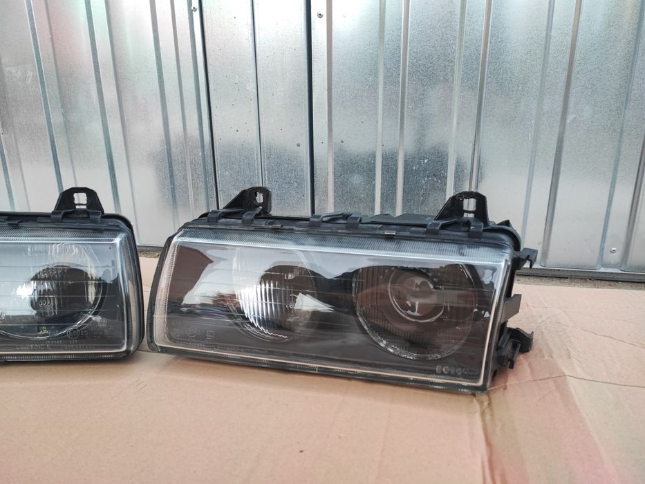 BMW E36 Lampy Black BOSCH Soczewka Regeneracja Szkła Krzyże Przesłony!