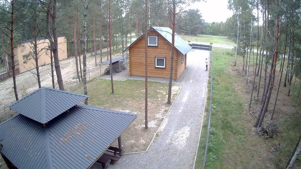 Domek letniskowy do wynajęcia z bali drewnianych na Roztoczu
