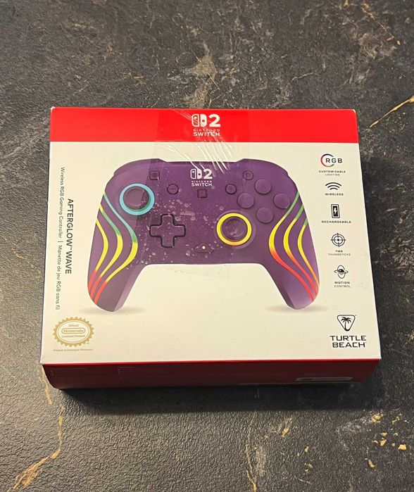 Kontroler Bezprzewodowy Pad Nintendo Switch 2 Turtle Beach TMR RGB Violet