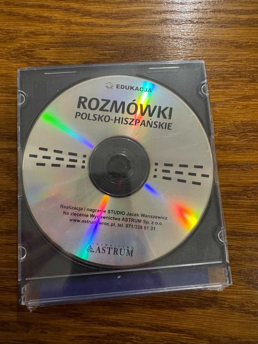 Rozmówki polsko-hiszpańskie NOWE + płyta CD