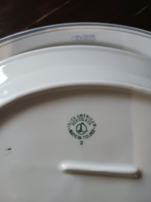 Półmiski, talerze,patery porcelana Lubliana. SPOŁEM.
