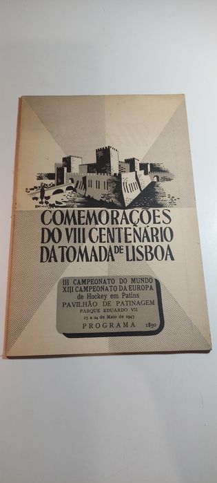 Programa de Hóquei em Patins de 1917 (1ª Troféu Português na História)