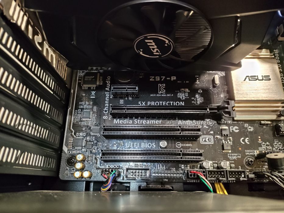 Motherboards ASUS, MSI, Intel, ASRock.