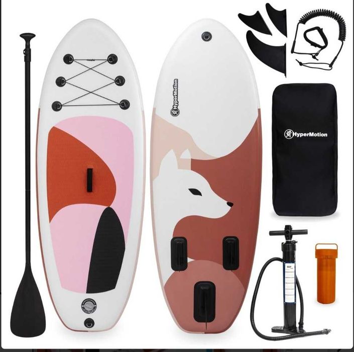 SUP дошка 215 см дитяча WAVE BOOST PINK HyperMotion універсальна надувна Польша