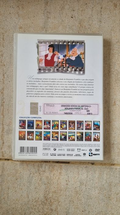 Dvd Franklin os grandes heróis da história