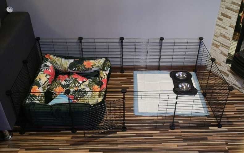 Kojec Klatka Zagroda Metalowa dla królików małych zwierząt wybieg