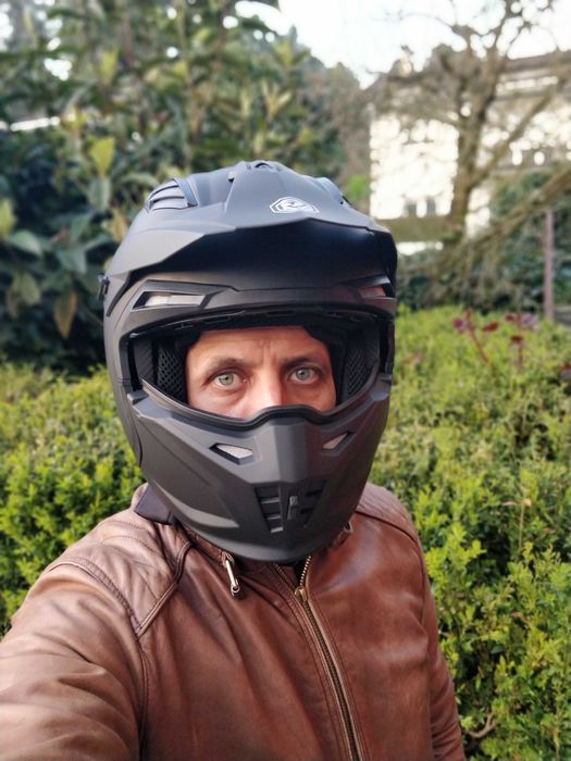 Capacete de Moto Unissexo ORZ - Retro & Versátil | Aprovação DOT