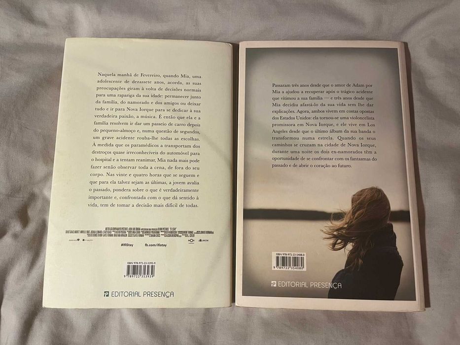 If I stay "Se eu ficar" + Espera por mim - Gayle Forman