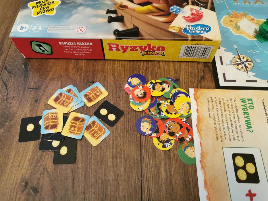 Ryzyko gra przygodowa Hasbro 5+ stan bardzo dobry