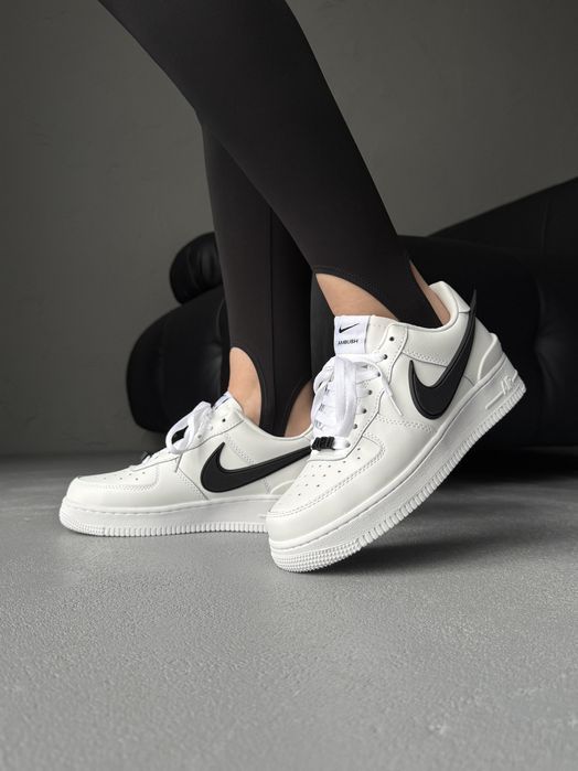 Кросівки Кроссовки Nike Air Force 1 Low x AMBUSH White Black Кросовки демісезон