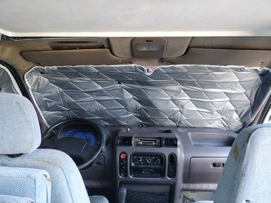 Kit DIY Isoflex 9 Camadas + Cortinas Cabine por Medida (Camper/AC)