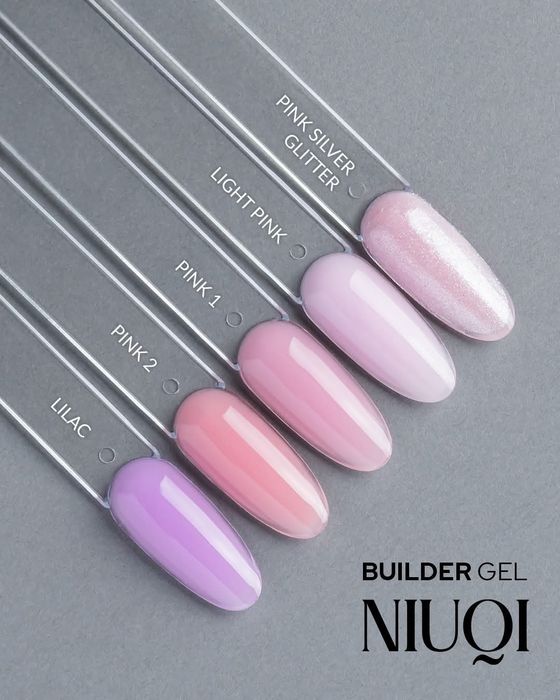 Builder Gel NIUQI hybrydowy żel do paznokci w buteleczce