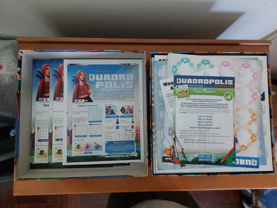 Quadropolis (Board Game, Jogo de Tabuleiro)