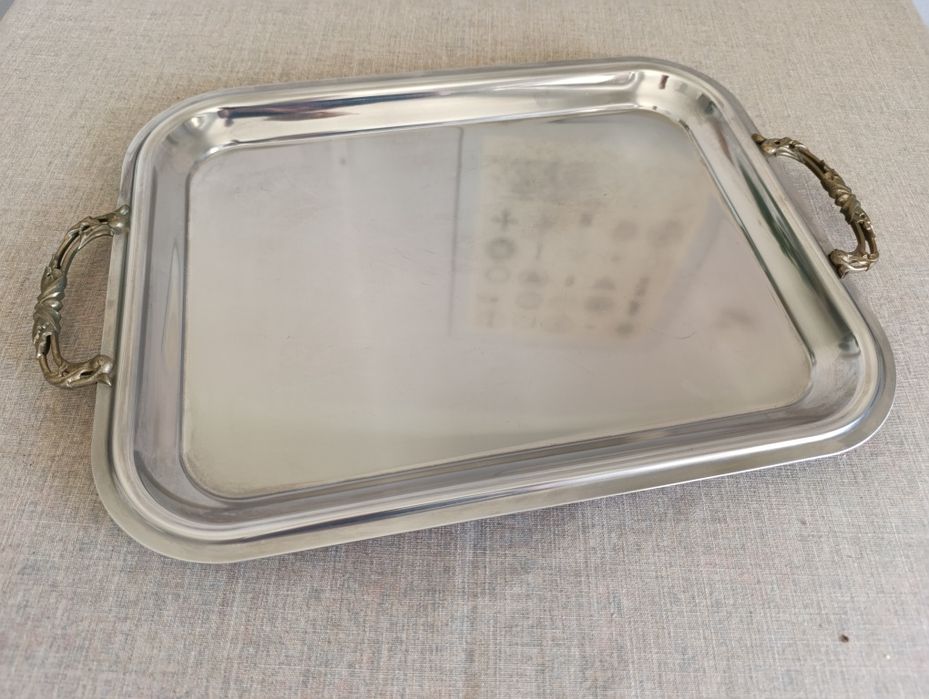 Taca metalowa 44x34 cm