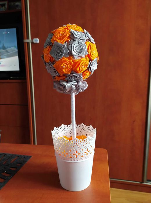 Drzewko kwiatowe Urodziny, Imieniny, Babcia, Mama, Nauczyciel