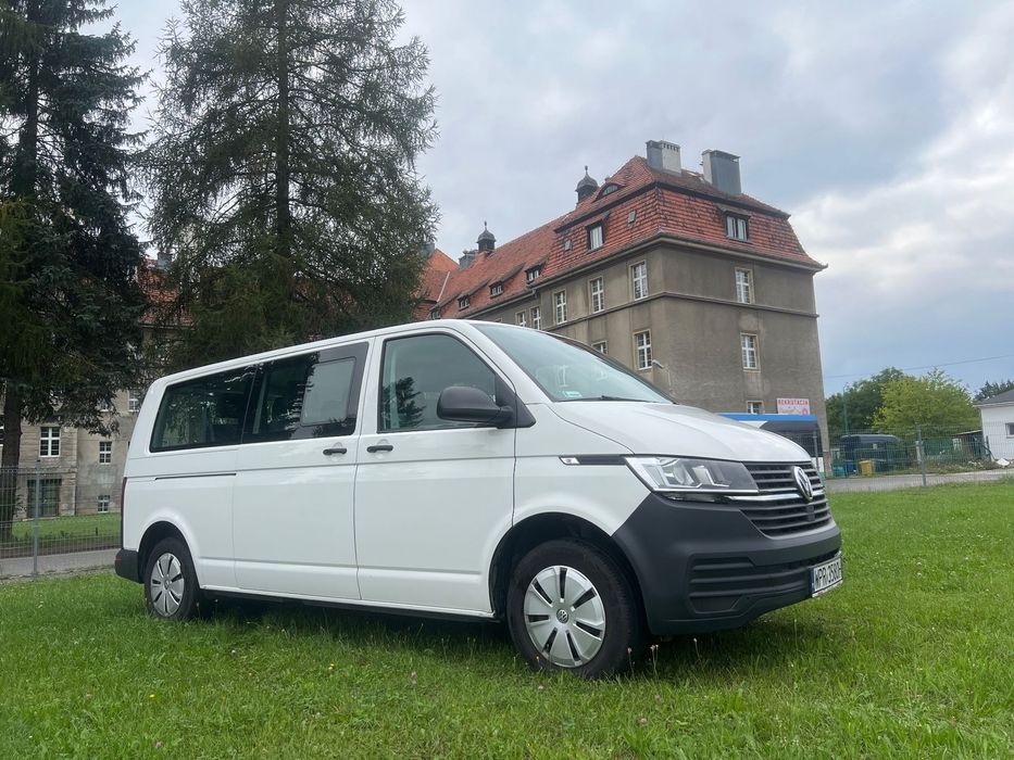 Volkswagen Transporter 9-osobowy , LONG,E6 bezwypadkowy Climatronic FV PROMOCJA