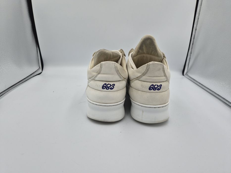 Sneakersy wysokie unisex białe 40 Filling Pieces Plain 683