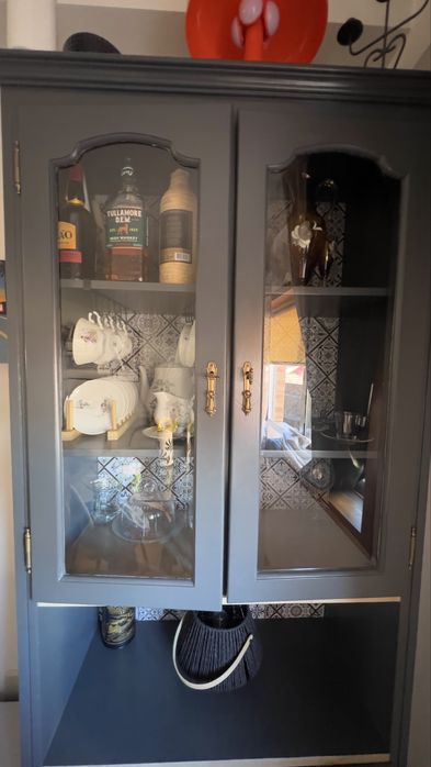 Cristaleira Vintage - Restaurada