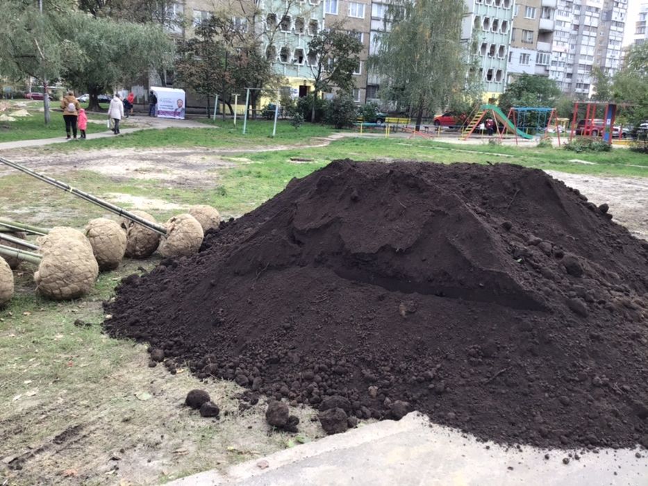 Чернозем Киев, грунтосуміш, торф, компост грибний